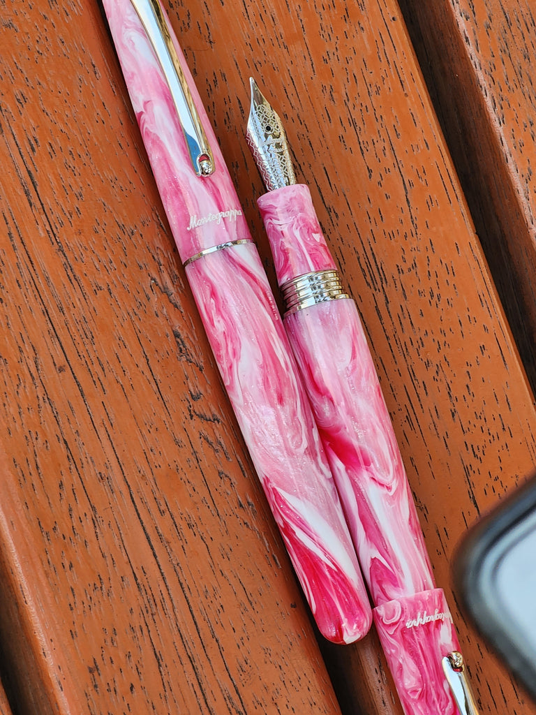 Raspberry Pen Montegrappa Elmo Raspberry Ripple Limited edition for Korea – Limited ...