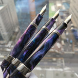 Montegrappa Elmo02 Black Ice Abalone -Clover, Phoenix, Thoth Limited edition for Korea